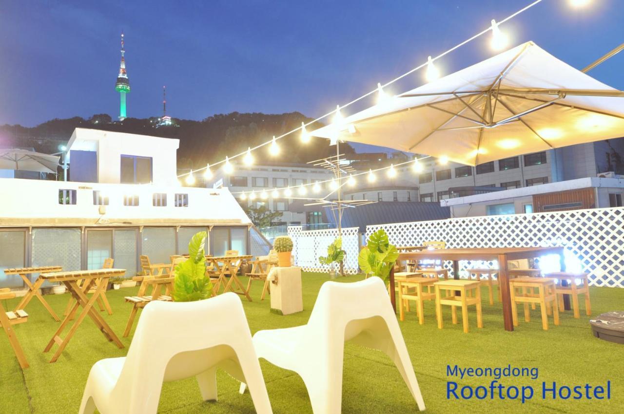Myeongdong Rooftop Hostel Σεούλ Εξωτερικό φωτογραφία